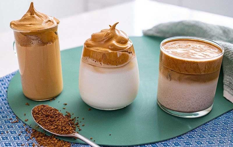 Cà phê bọt biển (cà phê dalgona Hàn Quốc)