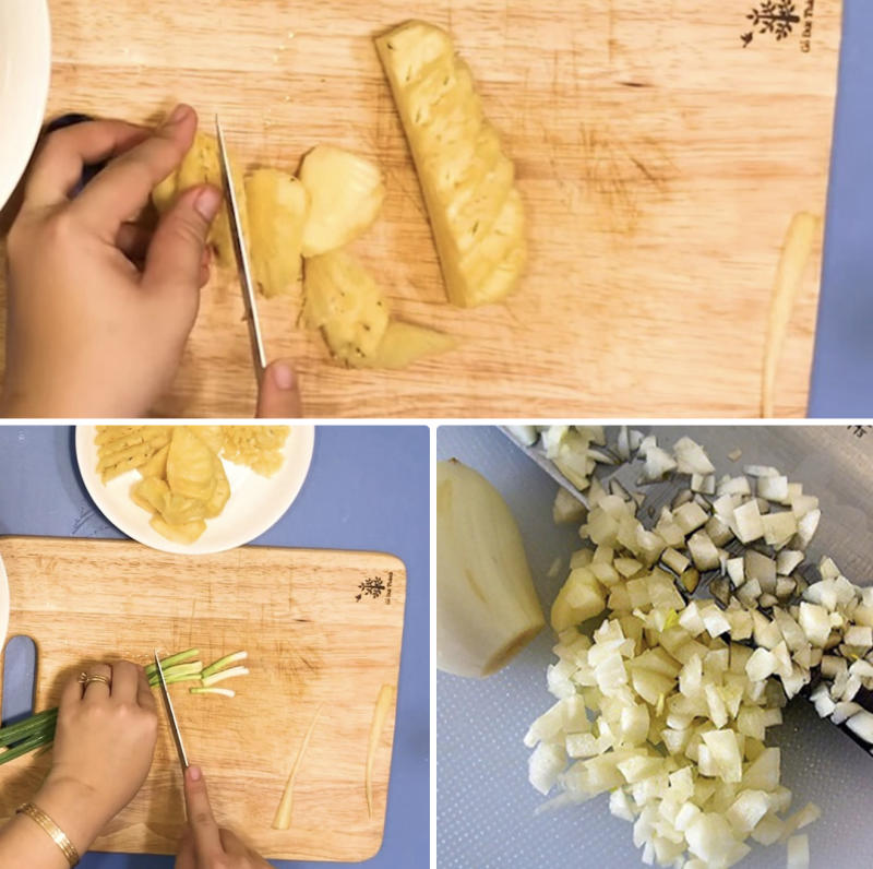 Sơ chế những nguyên liệu khác