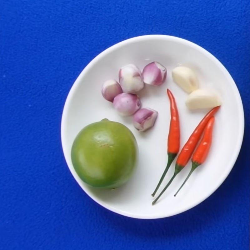 Sơ chế các nguyên liệu khác