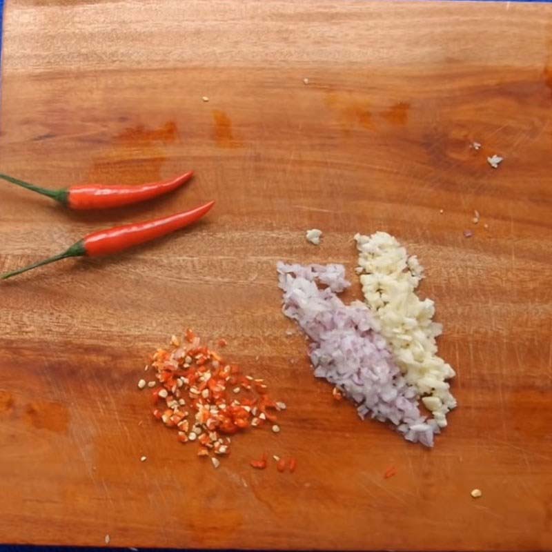 Sơ chế các nguyên liệu khác