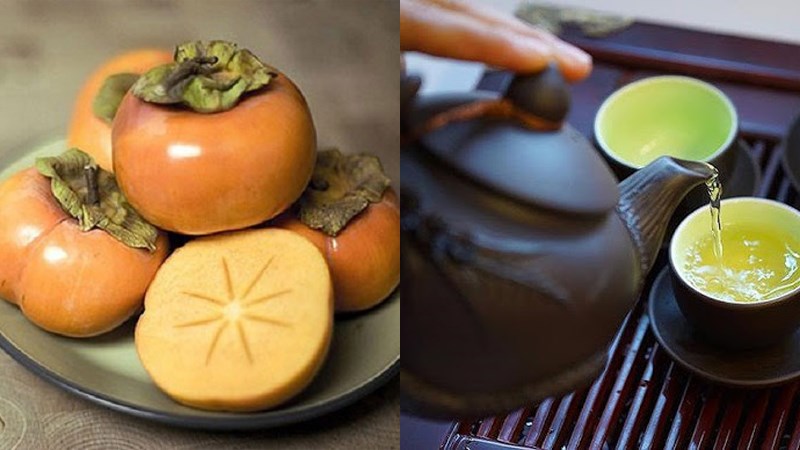 Không anh ăn canh cua sau khi đã uống trà, ăn quả hồng