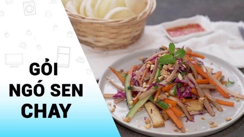 Gỏi ngó sen chay