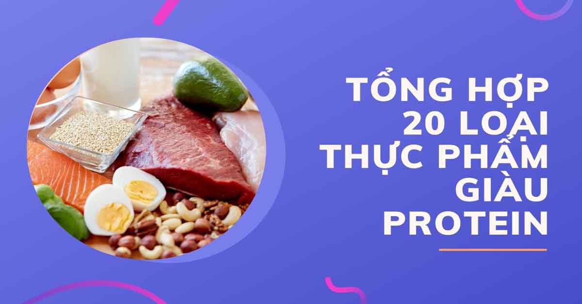 thực phẩm giàu protein