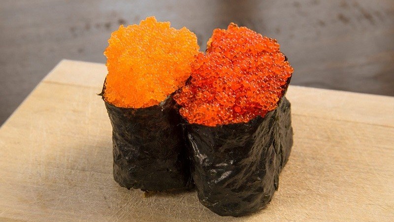 Trứng cá chuồn đỏ, vàng