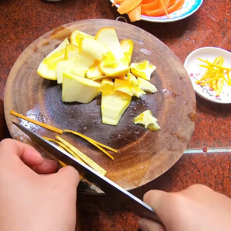 Cách làm gia vị vỏ chanh