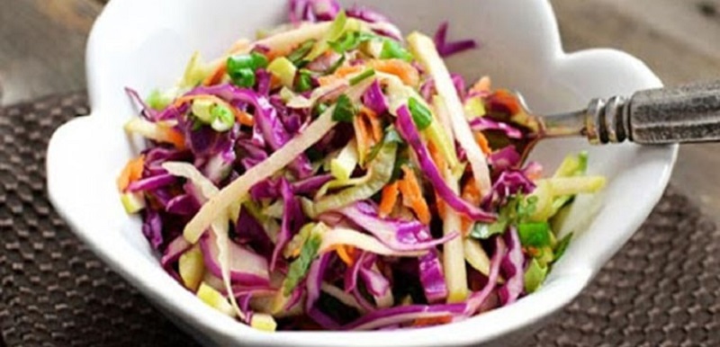 Salad bắp cải tím