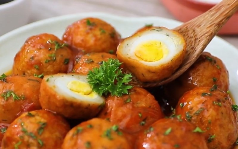 Chả cá trứng cút