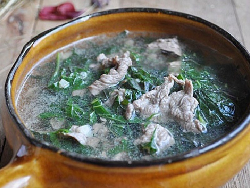 Canh thịt bò lá lốt