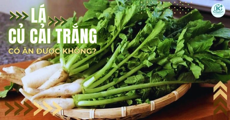 lá củ cải trắng có ăn được không