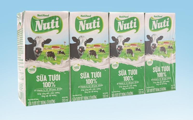 Sữa tươi tiệt trùng NutiFood