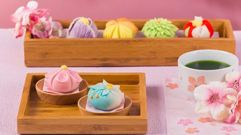 Bánh Wagashi (Nerikiri)