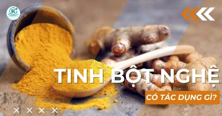 tinh bột nghệ có tác dụng gì