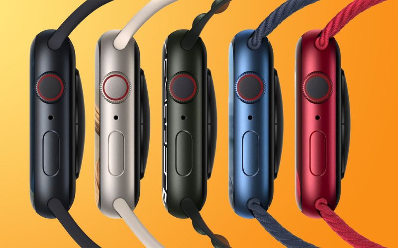4 phiên bản màu trên cả hai mẫu Apple Watch Series 8 và SE2.