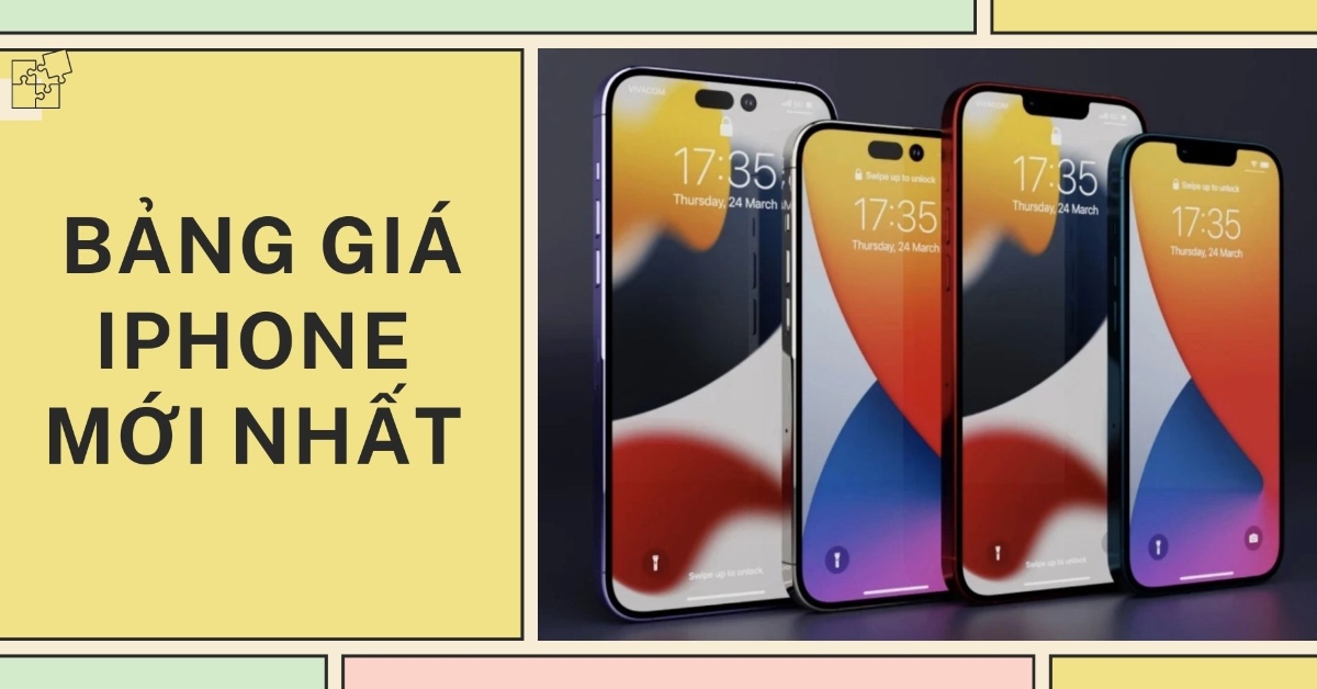 Bảng giá iphone mới nhất