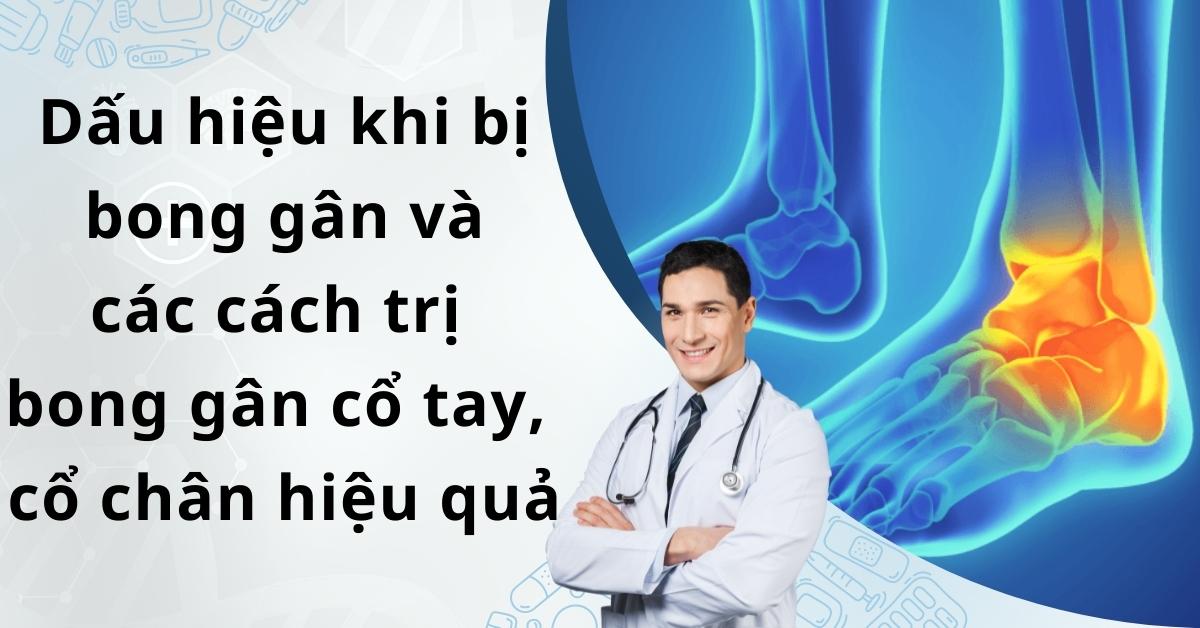 cách trị bong gân