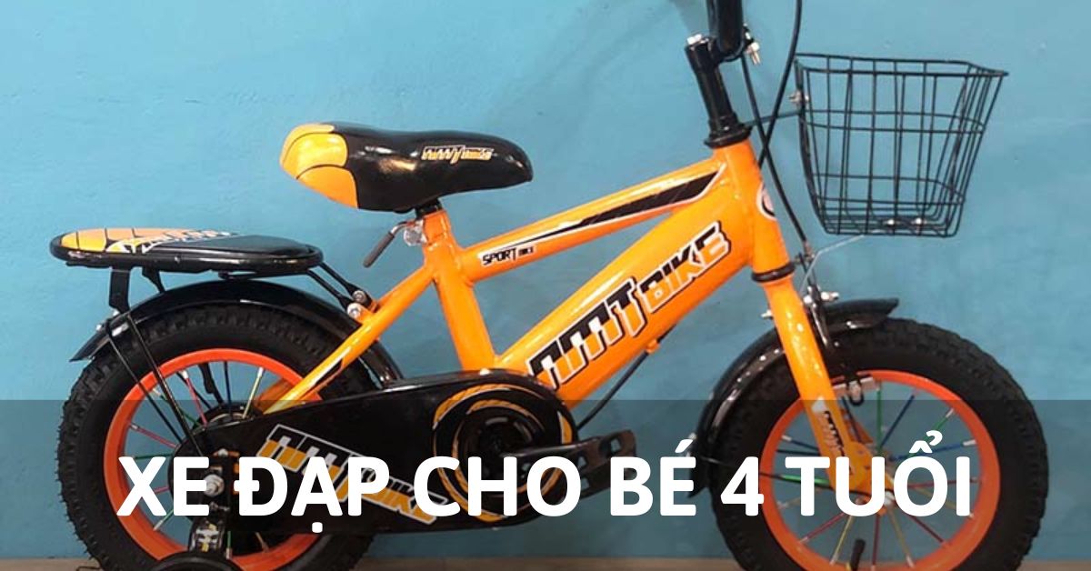 xe đạp cho bé 4 tuổi