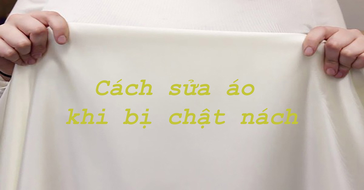 Cách sửa áo khi bị chật nách