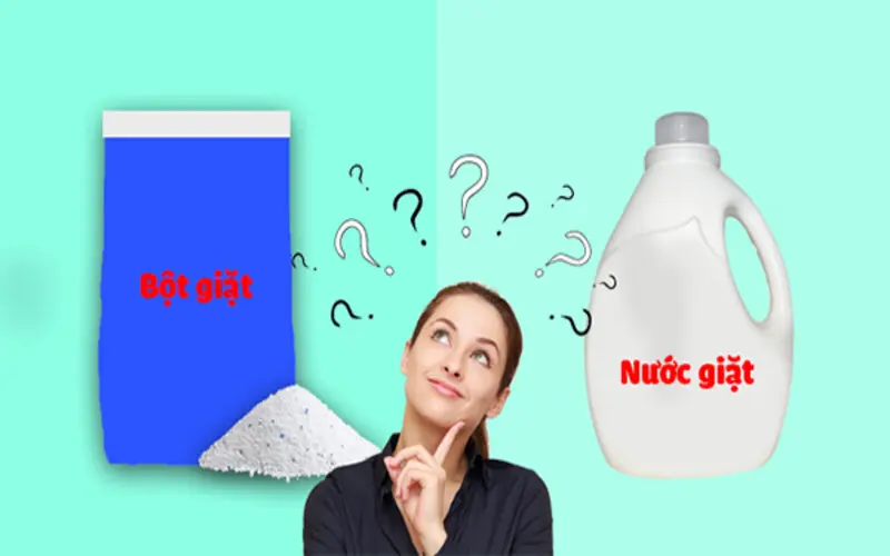Cân nhắc đổi sang nước giặt
