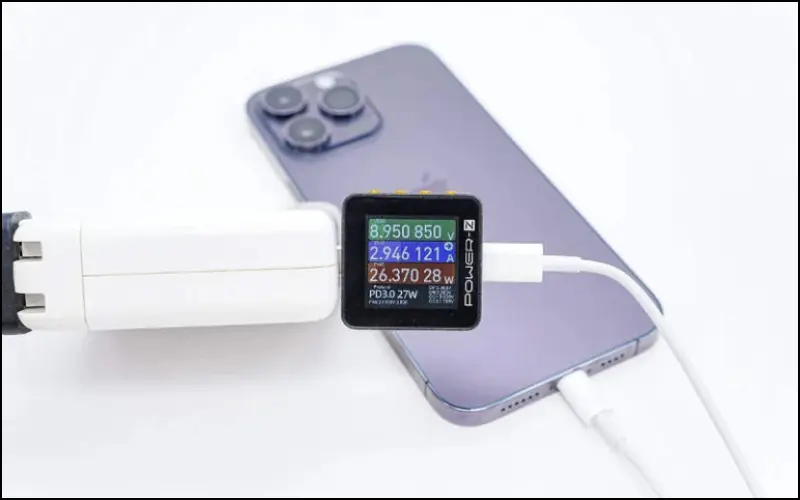 Sạc nhanh lên đến 20W trên iPhone 14 Pro Max