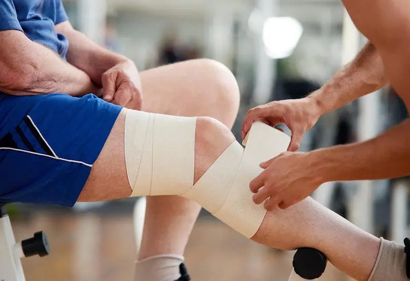 Băng quấn gối giúp tránh và hạn chế chấn thương đầu gối