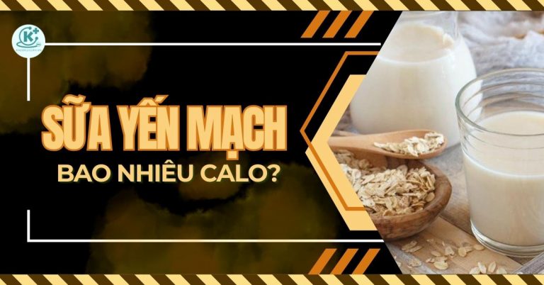 sữa yến mạch bao nhiêu calo