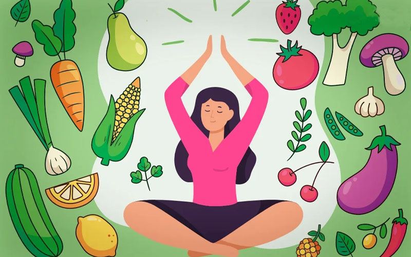 Kết hợp yoga và chế độ dinh dưỡng lành mạnh để điều trị mất ngủ