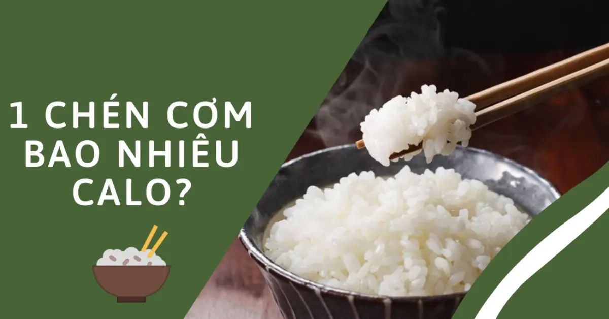 Một chén cơm bao nhiêu calo?