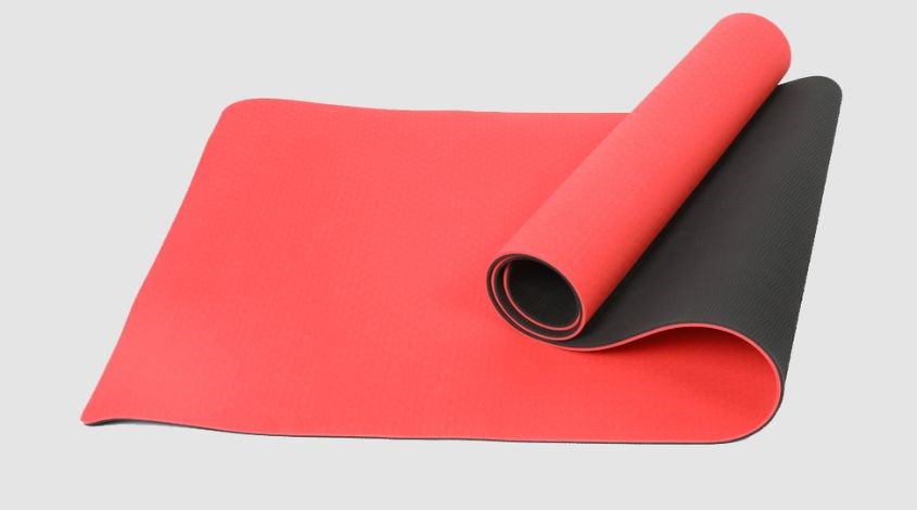 Thảm Yoga Hà Vy TPE TP-06-02 Đen - Đỏ