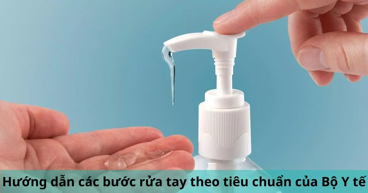 các bước rửa tay