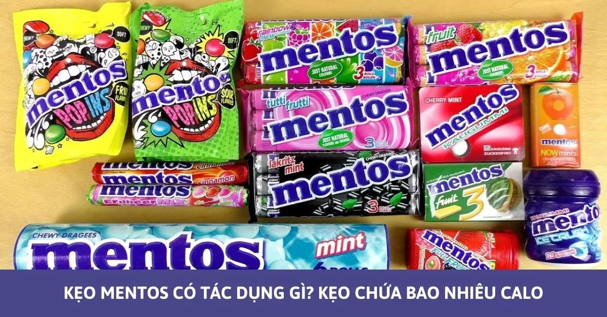 kẹo mentos có tác dụng gì