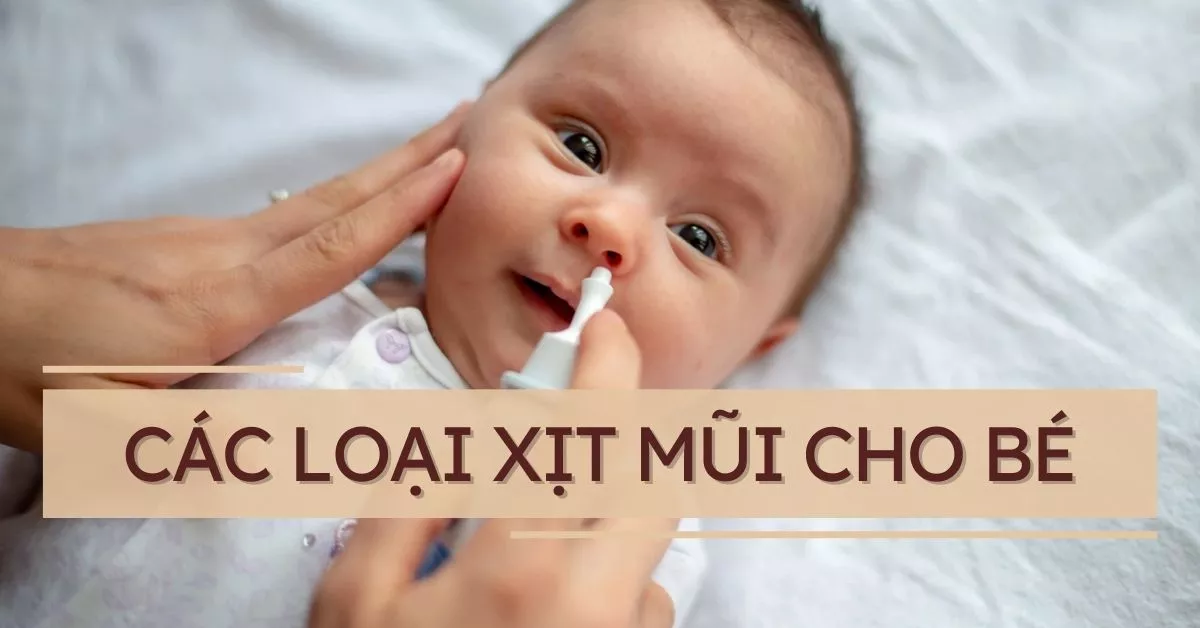xịt mũi cho bé