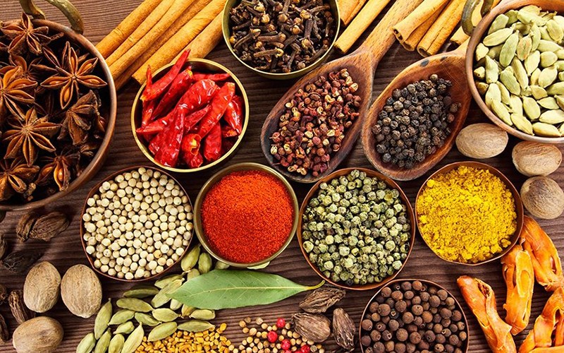 Các loại thảo mộc và gia vị