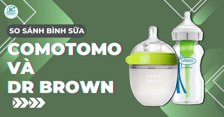 So sánh bình sữa Comotomo và bình sữa Dr Brown, bình nào tốt?