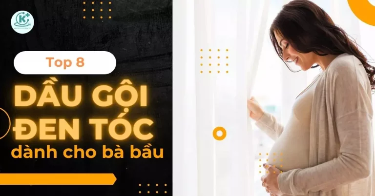 dầu gội đen tóc dành cho bà bầu