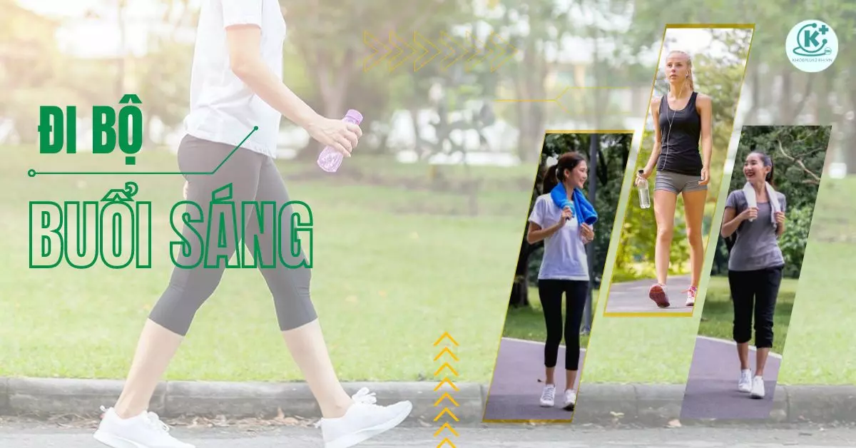 đi bộ buổi sáng
