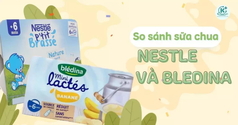 so sánh sữa chua nestle và bledina