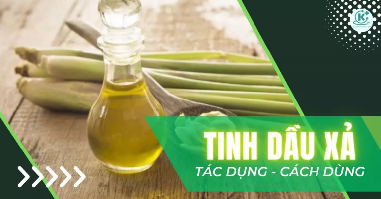 tác dụng tinh dầu sả