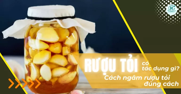 rượu tỏi có tác dụng gì