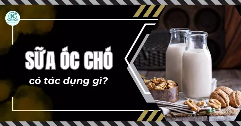 sữa óc chó có tác dụng gì