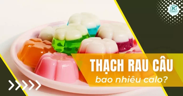 thạch rau câu bao nhiêu calo