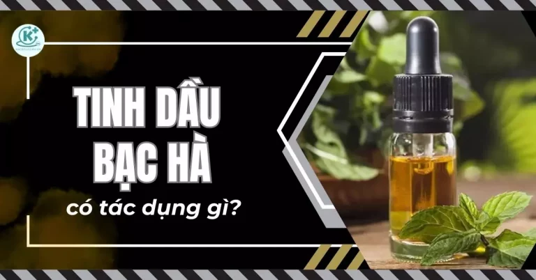 tinh dầu bạc hà có tác dụng gì