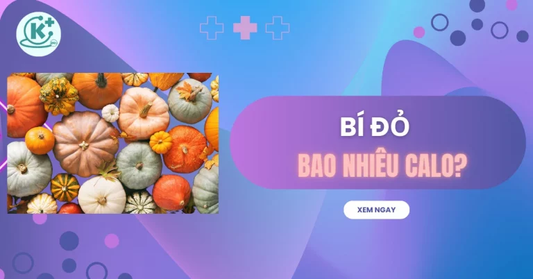 bí đỏ bao nhiêu calo