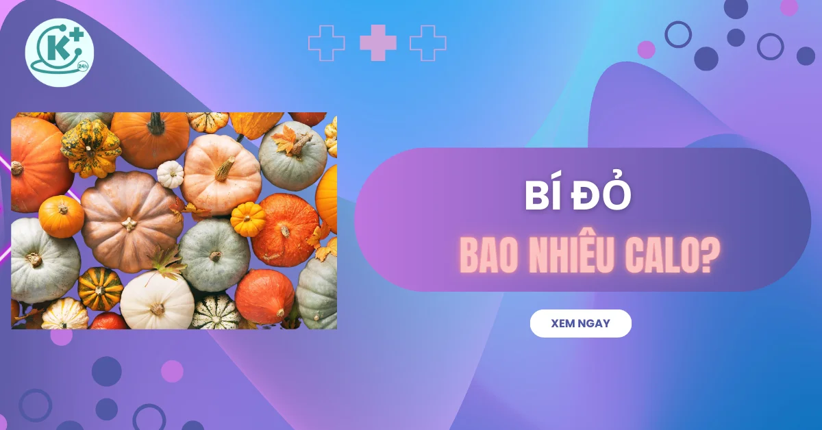 bí đỏ bao nhiêu calo