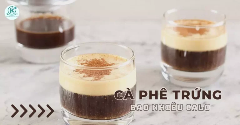 cà phê trứng bao nhiêu calo