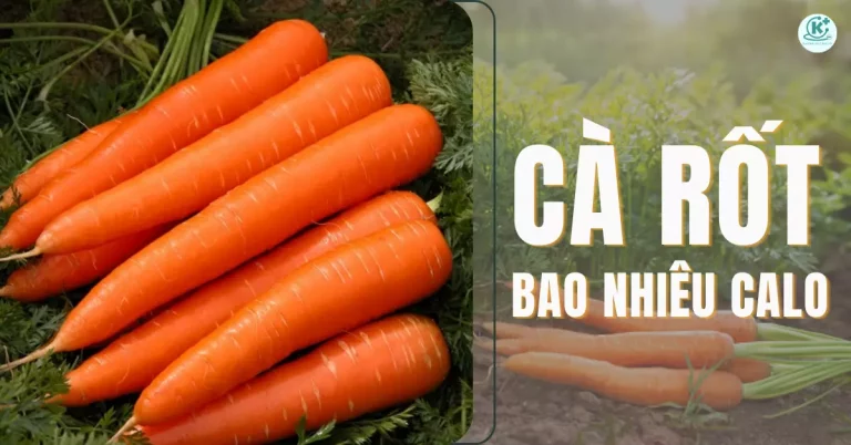 Cà rốt bao nhiêu calo