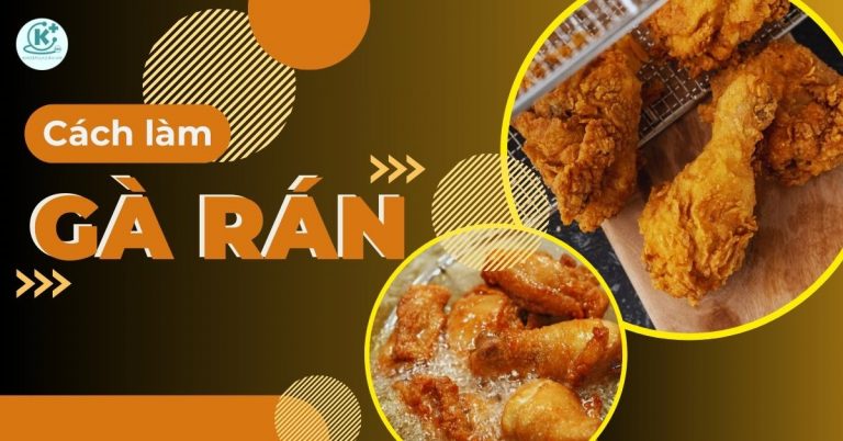cách làm gà rán