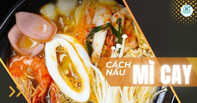 cách nầu mì cay