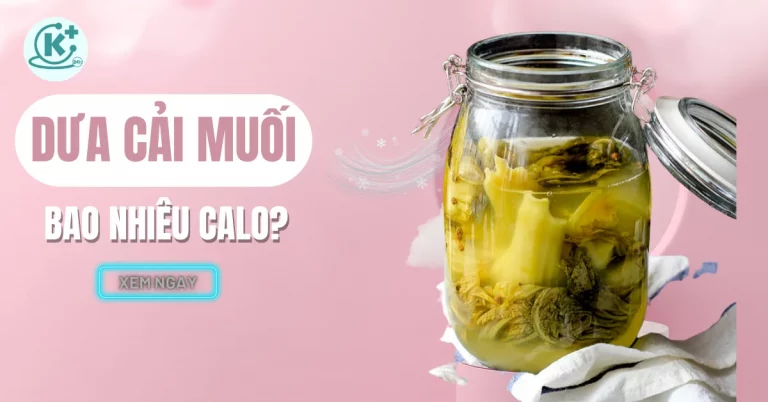 dưa cải muối bao nhiêu calo