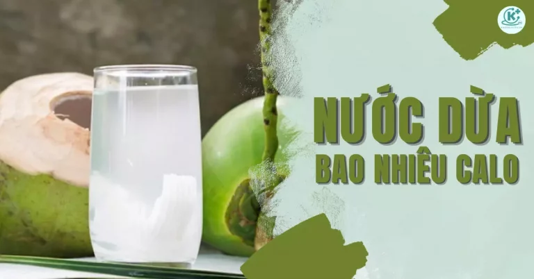 Nước dừa bao nhiêu calo