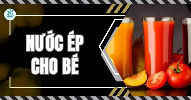 nước ép cho bé